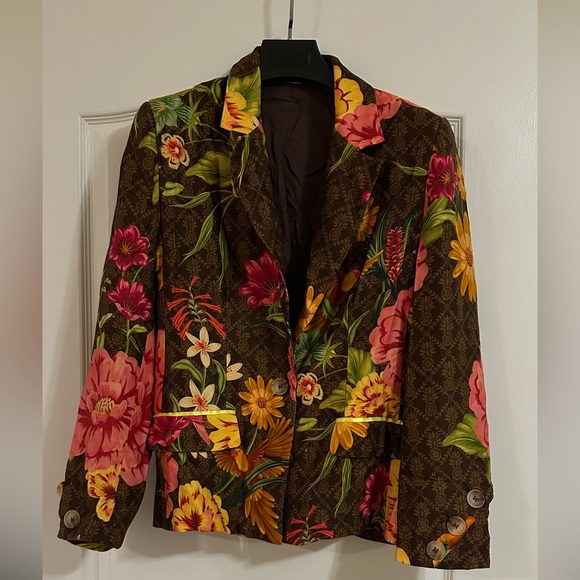 Farm Rio brown Charming garden Blazer - Picture 2 of 4